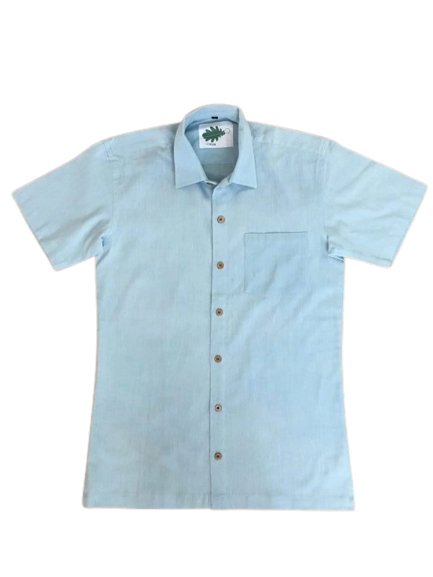 Organic Pale Blue Shirt